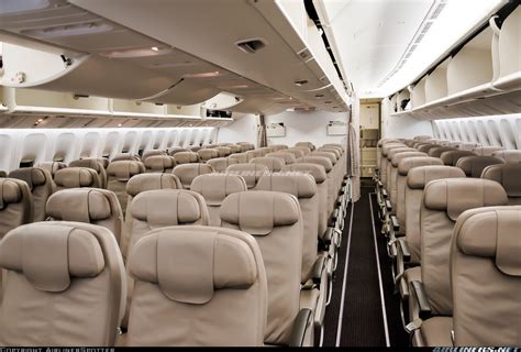 Inside Saudia Airlines Boeing 777.